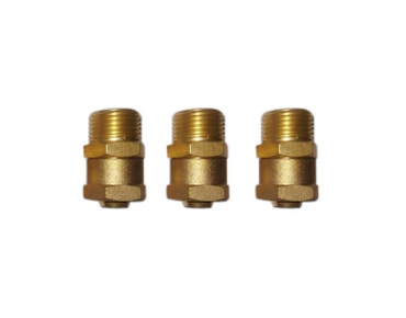 Brass PU Connecter Male