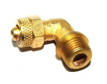 Brass PU Elbow Male